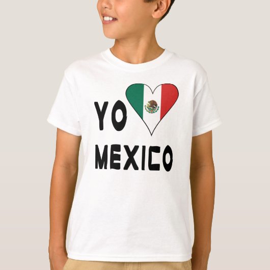 T-shirt Yo Amo Mexico Boy's (Devant)