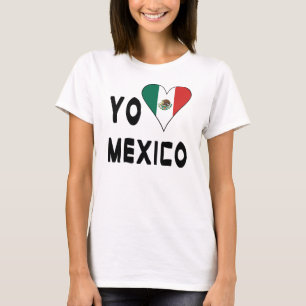 T-shirt Yo Amo Mexique Femmes