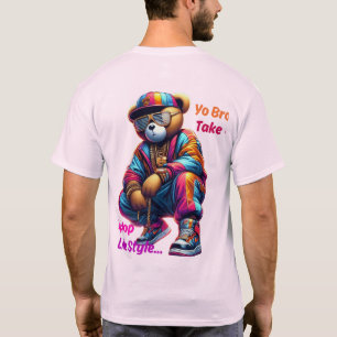 T-shirt "Yo Bro !" HipHop Lifestyle - Bear Rap
