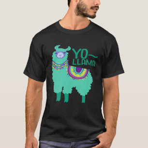 T-shirt Yo Llama design classique de Llama pour les femmes