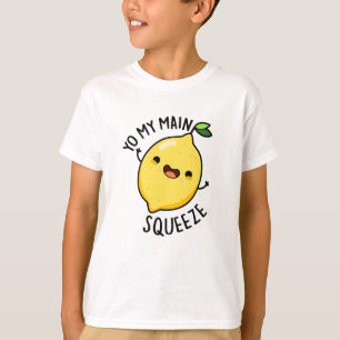T-shirt Yo Ma Squeeze Principale Funny Pun citron