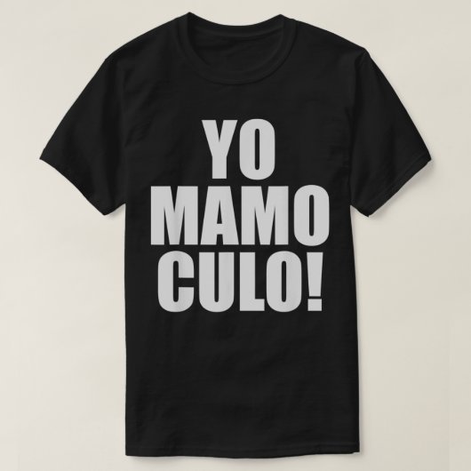 T-shirt Yo Mamo Culo  (Design devant)