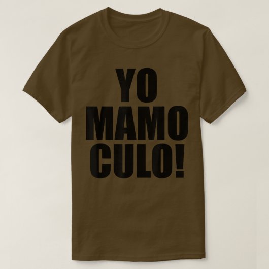 T-shirt Yo Mamo Culo ! 17 (Design devant)