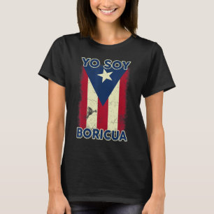 T-shirt Yo Soy Boricua Je suis le drapeau de Porto Rico de