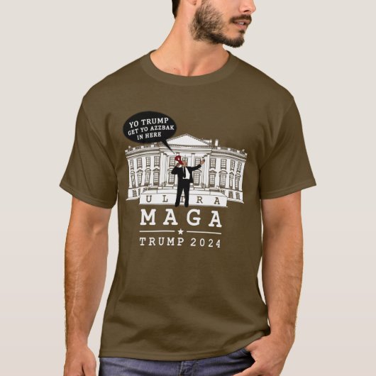 T-SHIRT YO TRUMP RETOUR 2024 ULTRA MAGA (Devant)