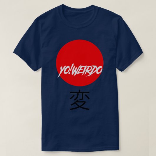 T-shirt Yo ! Weirdo Red Flavor Premium  (Design devant)