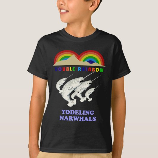 T-shirt Yodeling Narwhals (Devant)