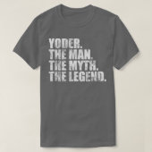 T-shirt Yoder Yoder Nom de famille Yoder nom de famille Yo (Design devant)