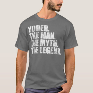T-shirt Yoder Yoder Nom de famille Yoder nom de famille Yo
