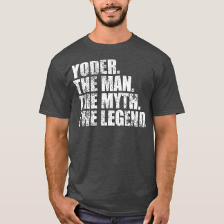 T-shirt Yoder Yoder Nom de famille Yoder nom de famille Yo