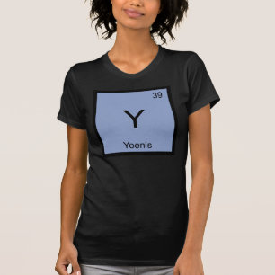 T-shirt Yoenis Nom Chimie Élément Tableau Périodique