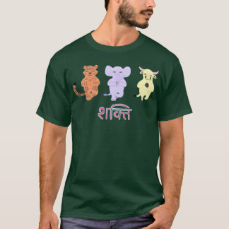 T-shirt Yoga Animals funny