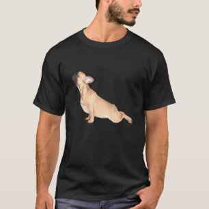 T-shirt Yoga avec Bouledogue Français