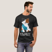 T-shirt Yoga Ca Meowmaste Meow Maste (Devant entier)