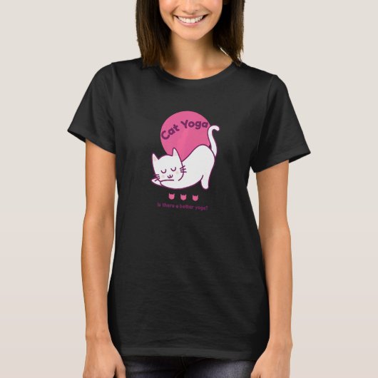 T-shirt Yoga Chat Yoga Position Meow Maste Entraînement Ch (Devant)