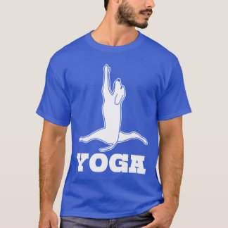 T-shirt Yoga Chien Chien Spagat Méditation ami garçon garç