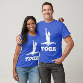 T-shirt Yoga Chien Chien Spagat Méditation ami garçon garç (Unisexe)