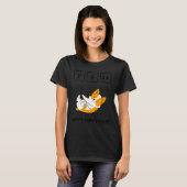 T-shirt Yoga Chien Chimie Joyeux Pose Chiot (Devant entier)
