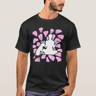 T-shirt Yoga Chien méditation Chiens cadeau ami