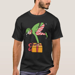 T-shirt Yoga Christmas Elf Pose