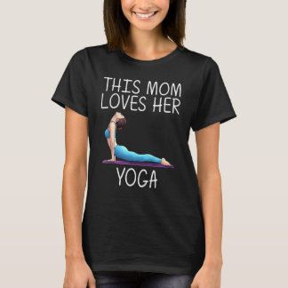 T-shirt Yoga Cool Pour Maman Mère Yogi Exercice Physique T
