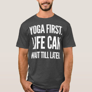 T-shirt Yoga d'abord