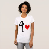 T-shirt Yoga d'amour (Devant entier)
