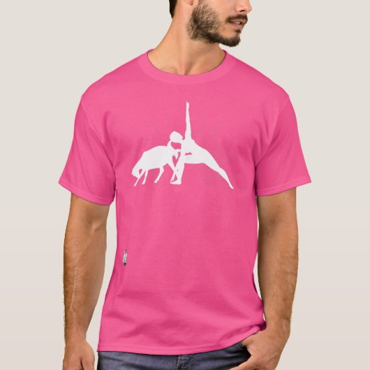 T-shirt Yoga de chèvre vers le bas (Devant)