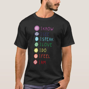 T-shirt Yoga de méditation spirituelle d'alignement de cha