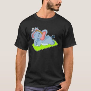 T-shirt Yoga d'éléphant Fitness Gymnastique