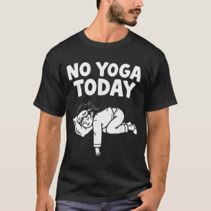 T-shirt Yoga drôle Citation humoristique de fitness de fil