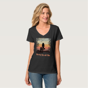 T-shirt yoga du matin avec maman