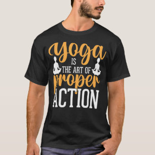 T-shirt Yoga Est L'Action Convenable