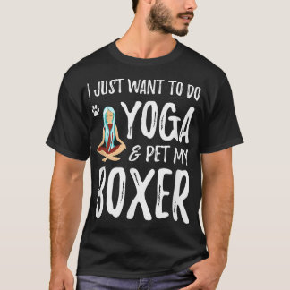 T-shirt Yoga et boîte pour Funny Chien Maman Idée cadeau