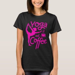 T-shirt Yoga et café Exercice matinal conscient Relaxatio