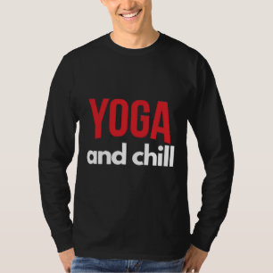 T-shirt Yoga Et Chill Unisex Jersey Court Manches Tee Prem