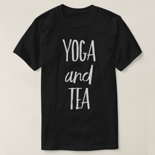 T-shirt Yoga Et Thé (Design devant)