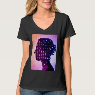 T-shirt Yoga Girl Female Sun Salutation Meditation Chakra