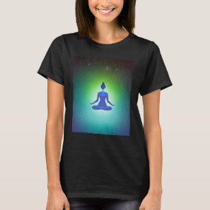 T-shirt Yoga Girl Femme Sun Salutation Méditation Chakra