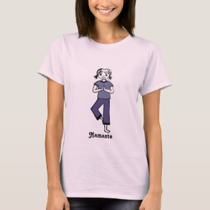 T-shirt Yoga Girl - Funny Yoga Tee - shirts (Petite)