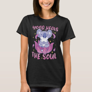 T-shirt Yoga guérit l'âme Yoga Instructeur Méditation Yog