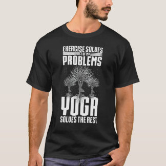 T-shirt Yoga Gym Fitness Méditation Musique Exercice