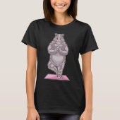 T-shirt Yoga Hippo (Devant)