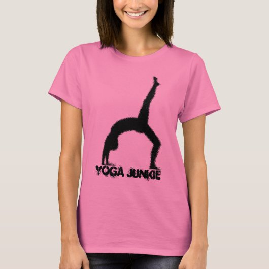 T-shirt Yoga Junkie (Devant)