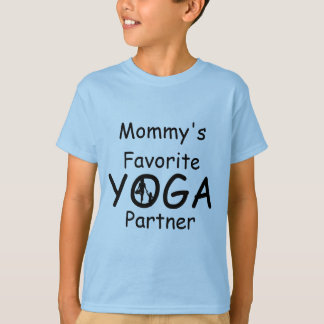 T-shirt Yoga Kids Mommy's Favorite Yoga Partner Boys