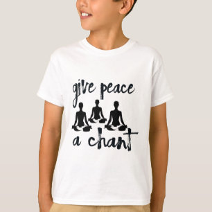 T-shirt Yoga Kirtan Chant Paix Amour Monde S Pour Hommes E