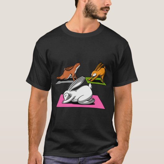 T-shirt Yoga lapin (Devant)