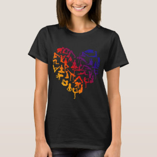 T-shirt Yoga Life Series Yoga Heart