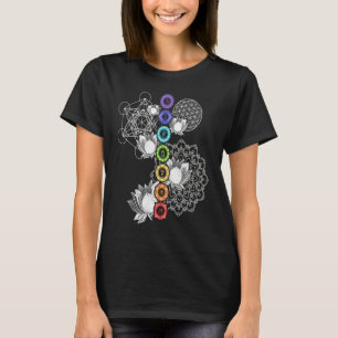 T-shirt Yoga Lotus Mandala Chakra