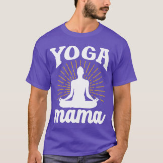 T-shirt Yoga maman maman maman maman maman maman maman mam